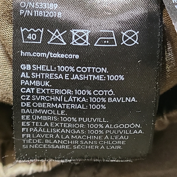 Divided H&M ruched cargo parachute skirt size XXS - Picture 8 of 11